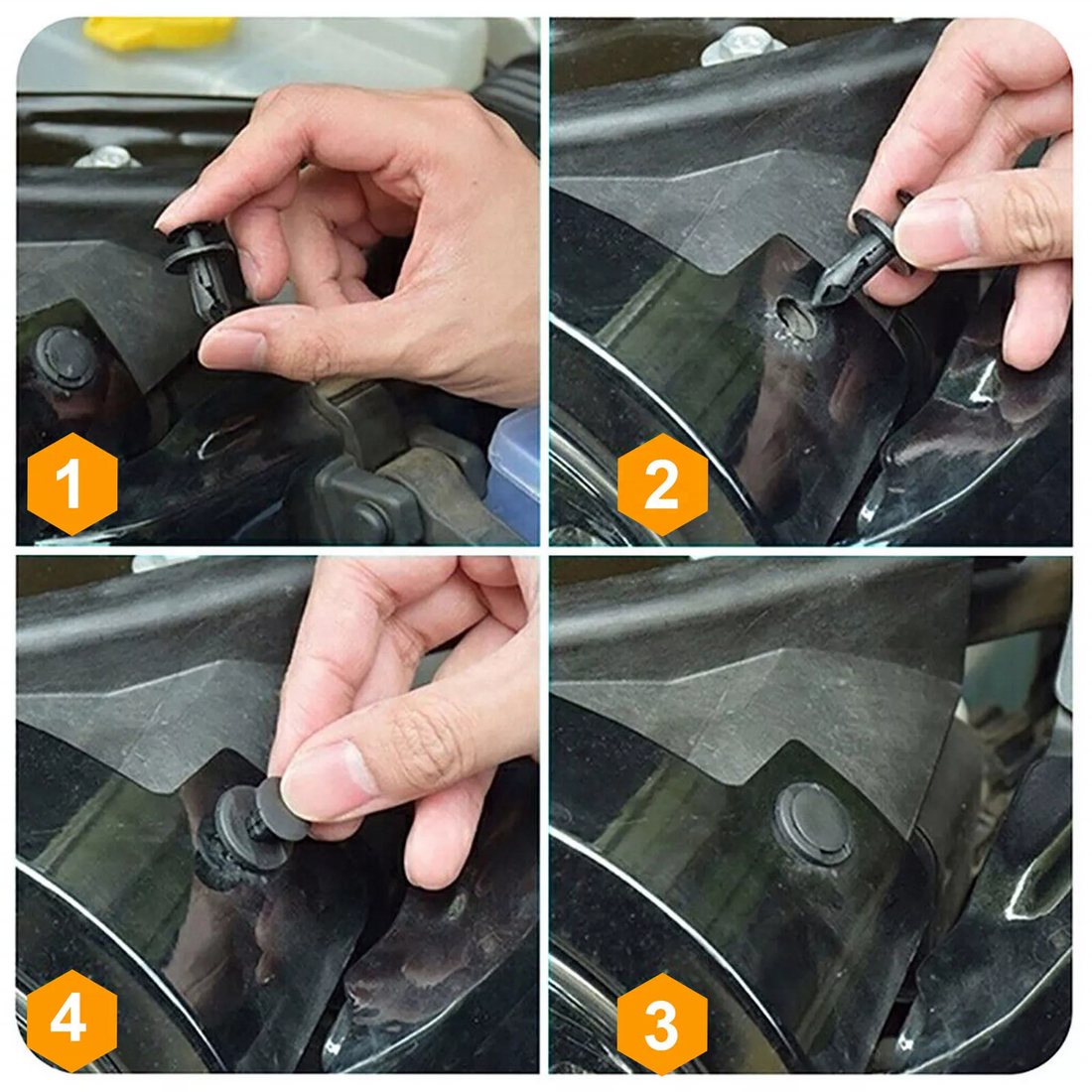 1101 Pcs Car Auto Fastener Clips