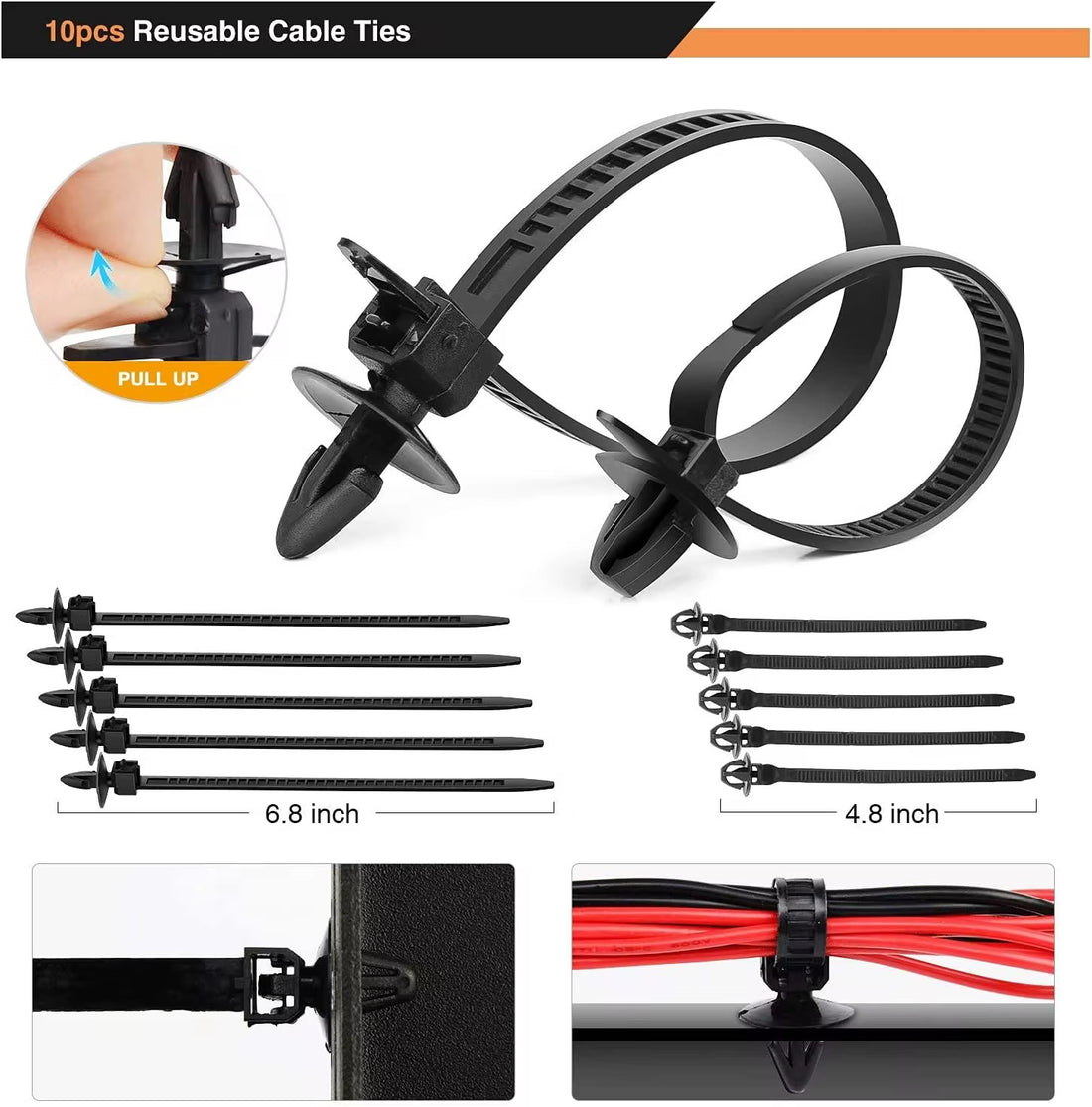 635 Car Push Retainer Clips & Auto Fasteners 16 Most popular Sizes