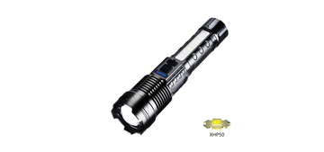 Joognu Original Super Bright 10000 high lumen ZOOMABLE Flashlight powerful Torch Light USB-C Long Range XHP50 LED Flashlight Rechargeable