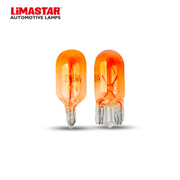 T10  12V/5W Bulb AMBER (Pack of 10 bulbs) 12396A