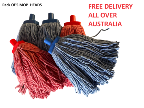 Contractor Professional MOP Head Refill Cleaning (Pack of 5) FREE SHIPPING ALL OVER AUSTRALIA