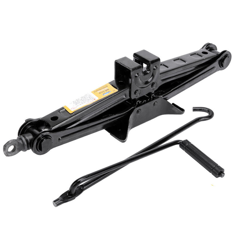 2 Tons Capacity Heavy-Duty Car Lifting Scissor Jack with Ratchet Wrench_4