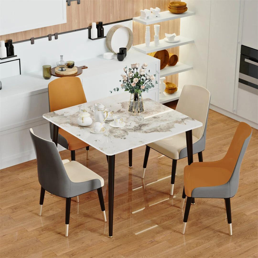 Square Marble Dining Table- Perfect for Restaurants, Kitchens, Cafes and Shops_7