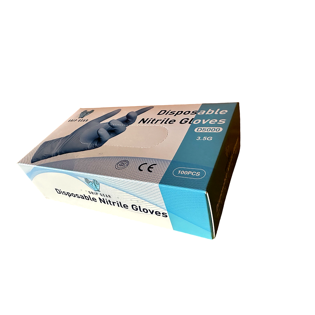 4.5g Disposable Nitrile Blue Gloves Powder Free Cleaning Washing Gloves