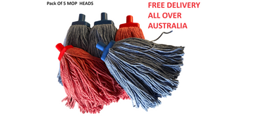 Contractor Professional MOP Head Refill Cleaning (Pack of 5) FREE SHIPPING ALL OVER AUSTRALIA